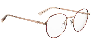Premium Women Moschino Love Model Eyeglasses: MOL581 - Burgundy(2)- SpecSMART Eye Clinic (Diagonal View)